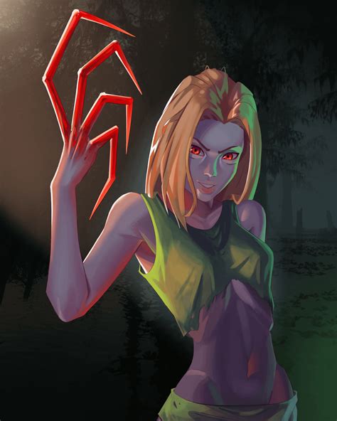 Transforming the Left 4 Dead Witch in Fanart
